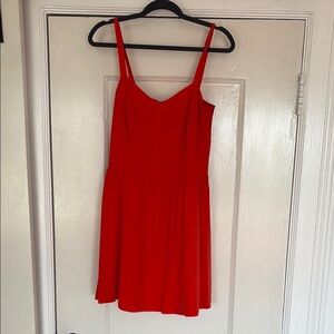 Joie Red Spaghetti Strap Mini Sundress